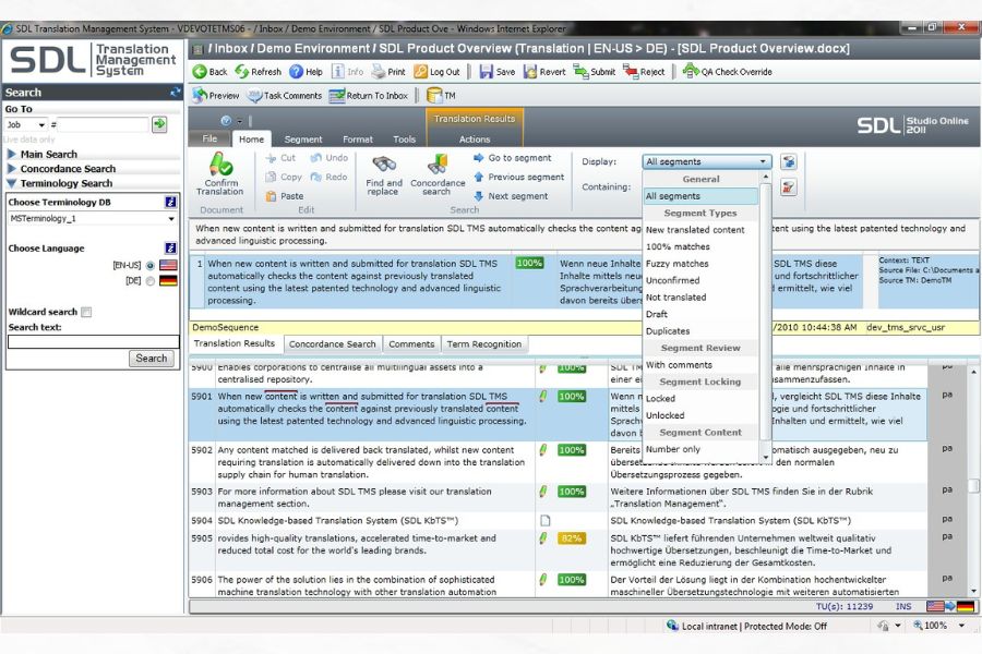 technology translation interface