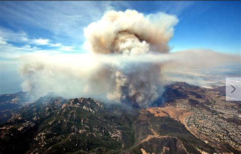 los angeles wildfire scenery