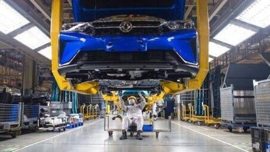 industrial car factory in central china
