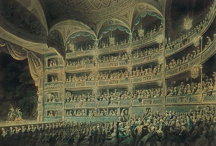old spanish theatre stage