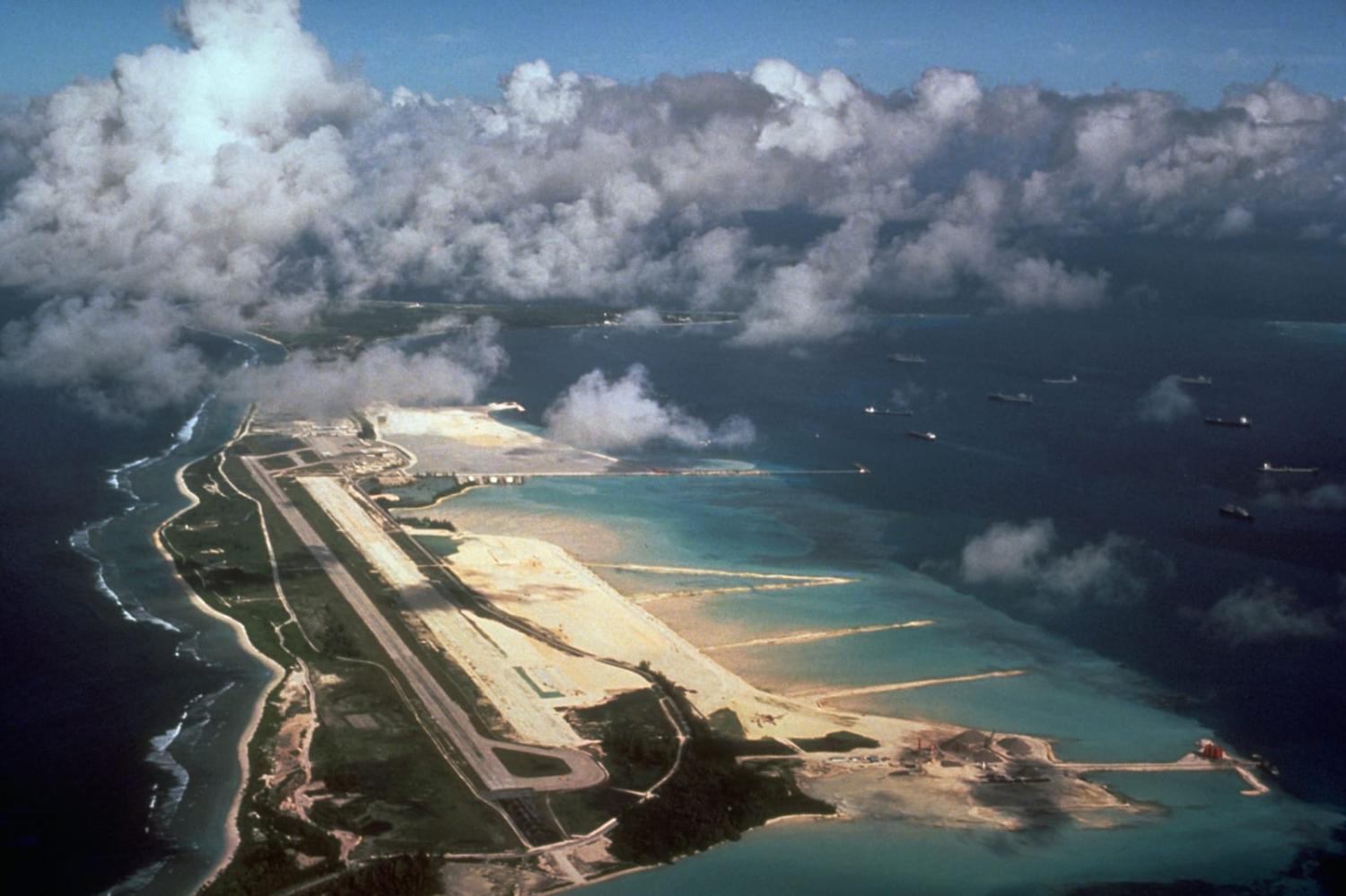 military base and island landscapes