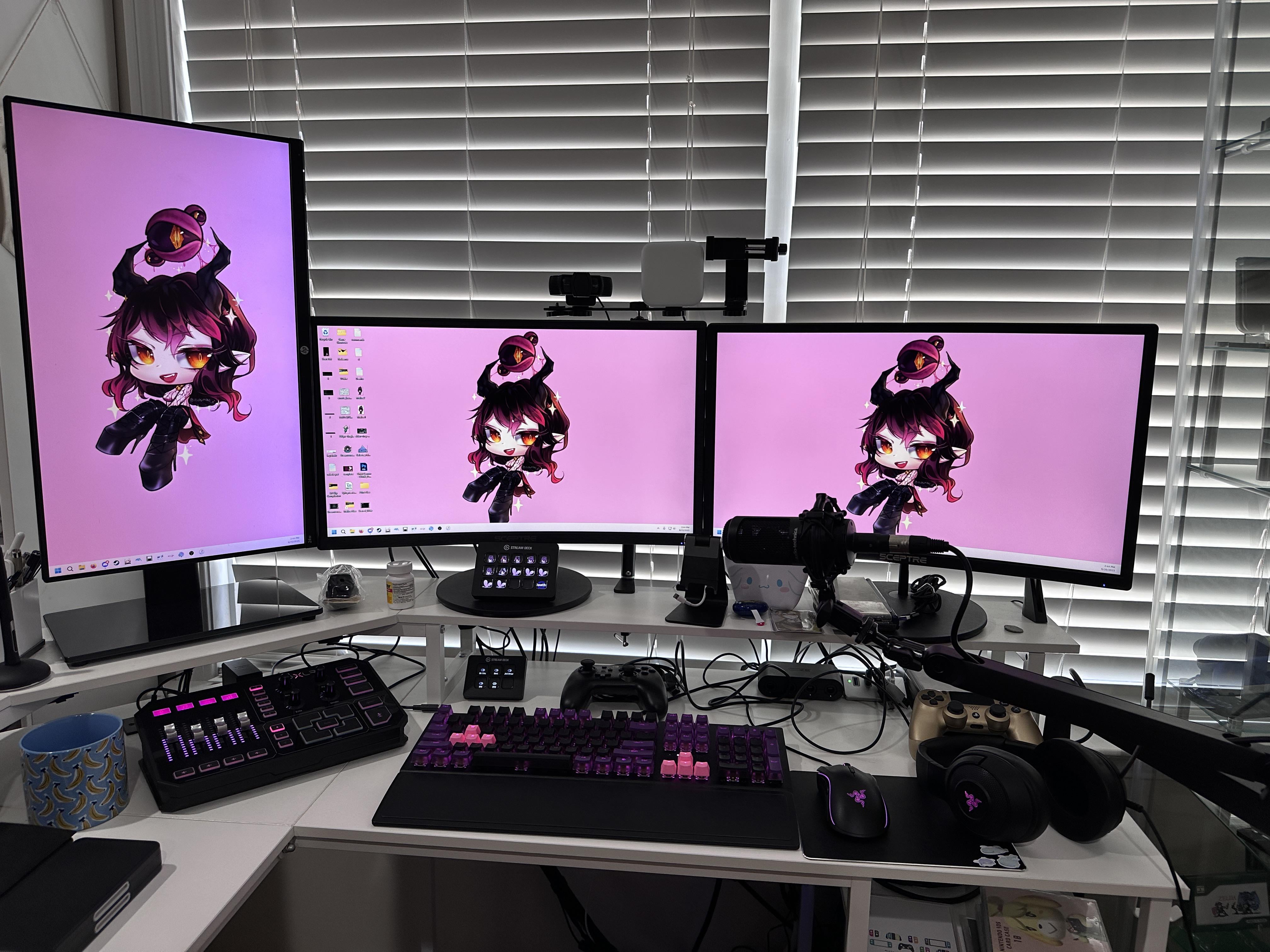 twitch streamer vtuber setup