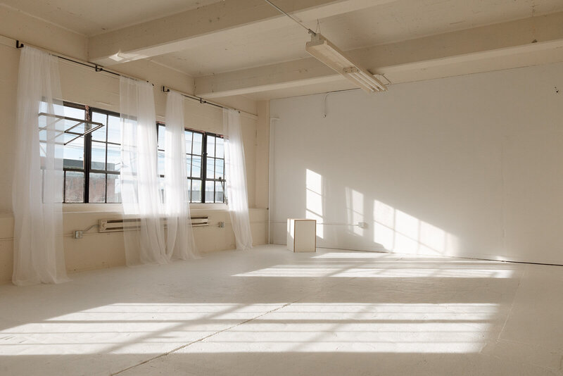 vintage portrait studio with natural light