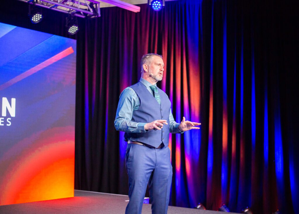 engaging public speaking stage