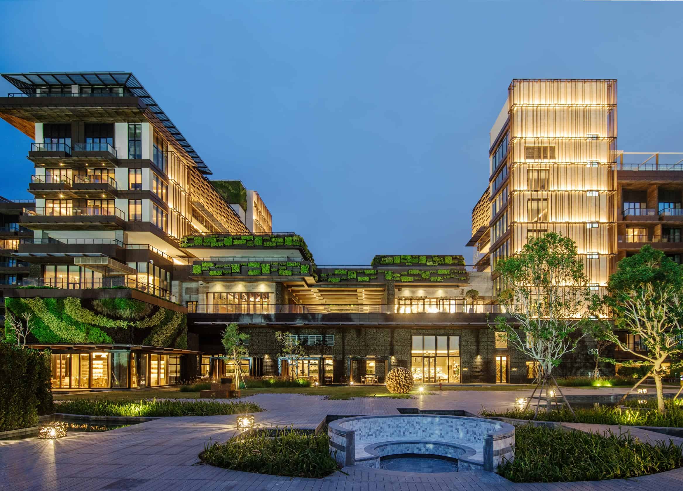 luxury hotel resort exterior