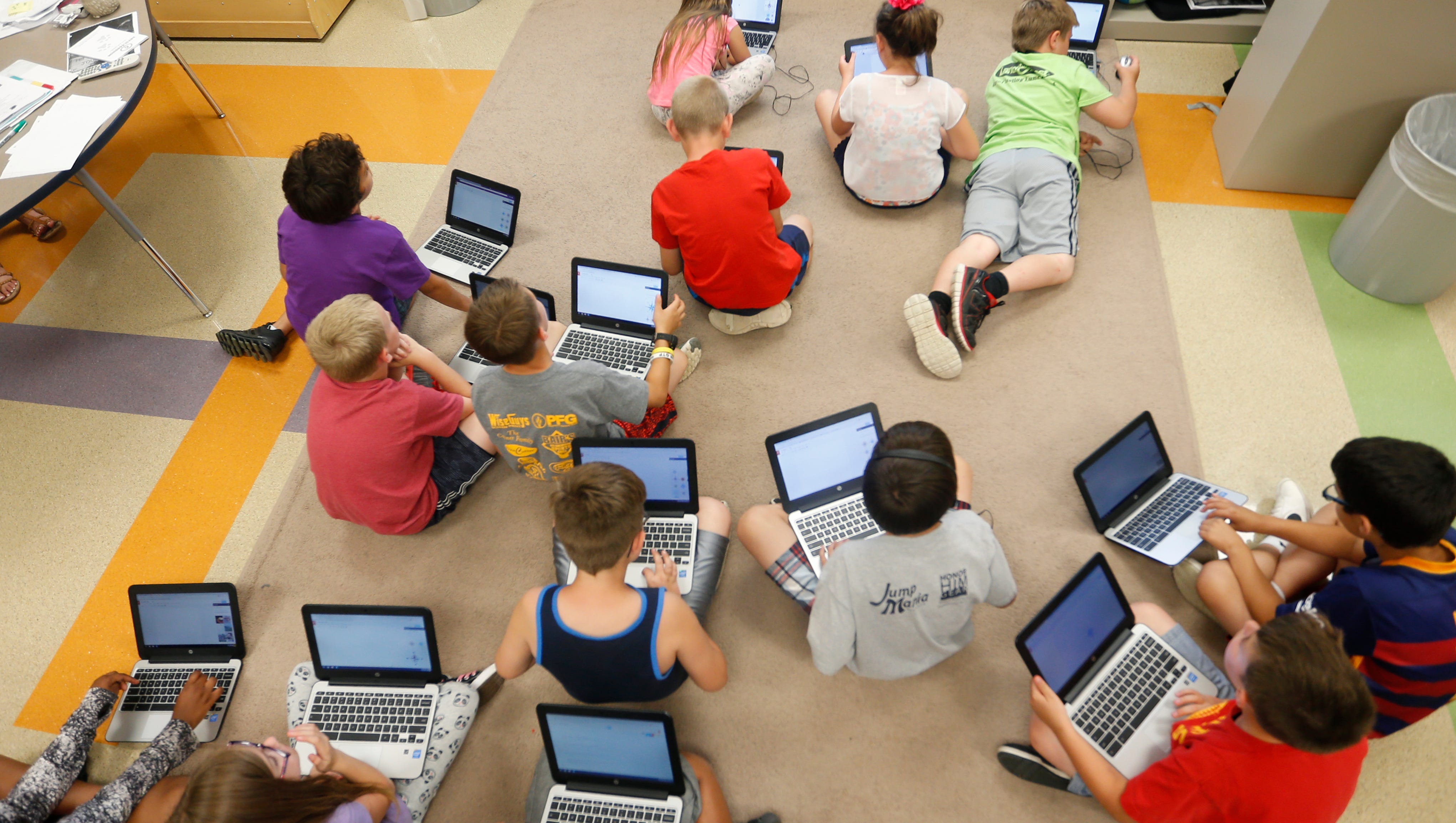local students classroom technology