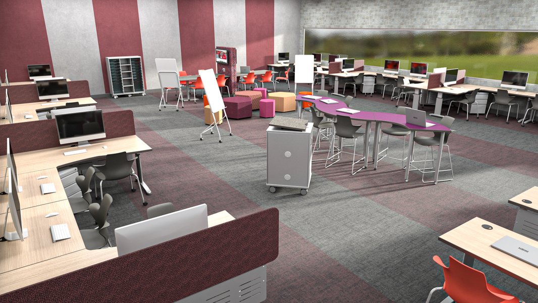modern computer lab