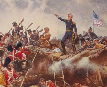 historical battlefield scenery