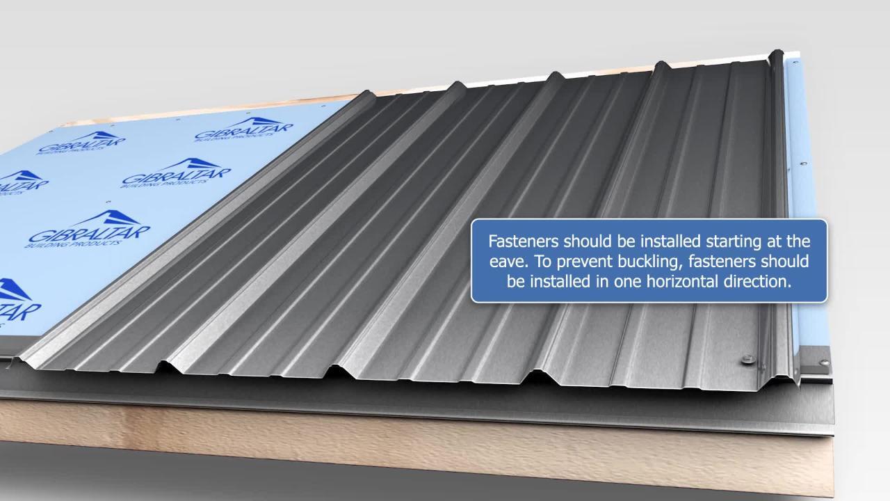 metal roofing panels