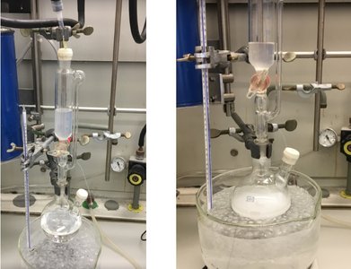 laboratory chemical reaction setup
