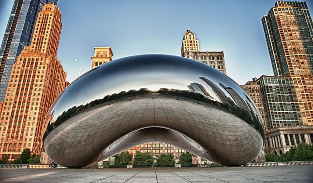 Cloud Gate, The Bean, nel Millennium Park