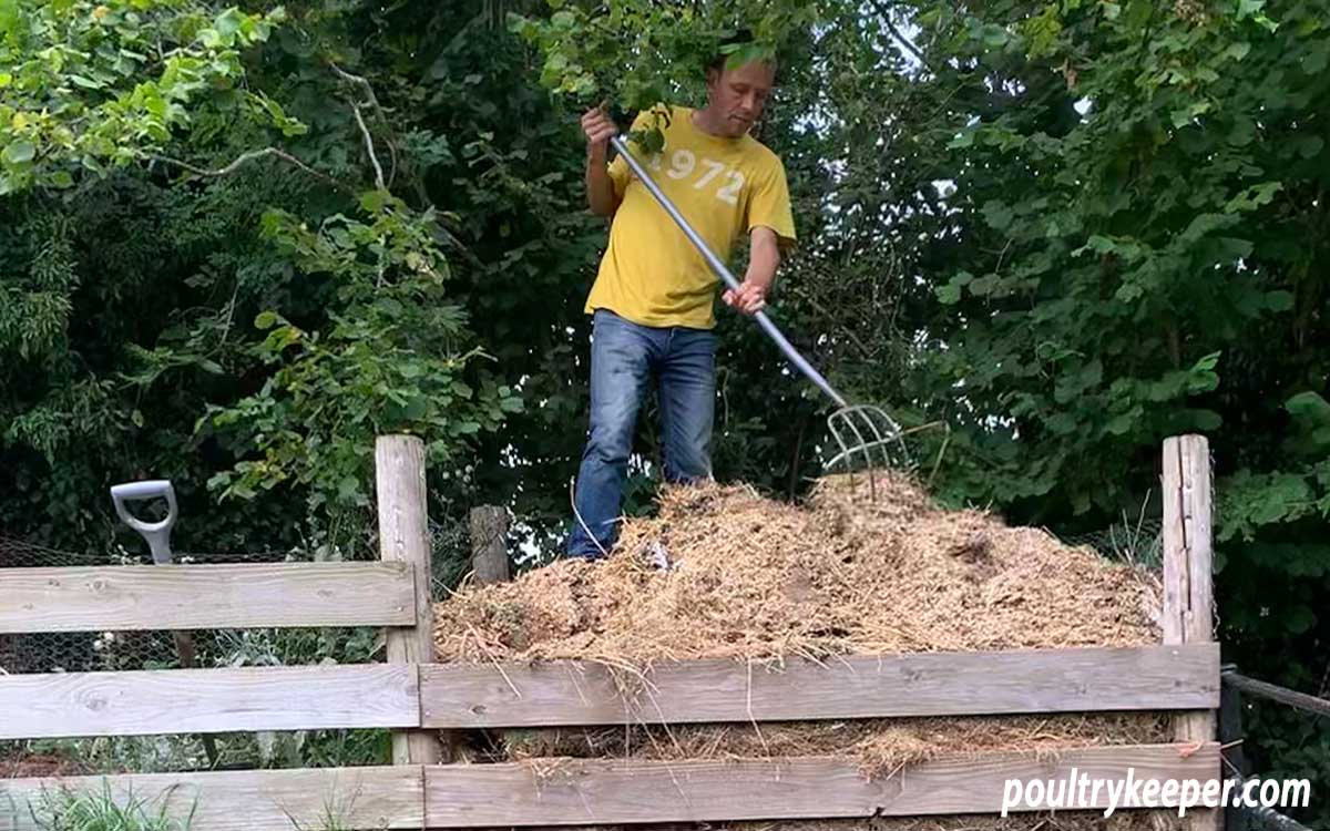 farmyard chicken manure compost vegetable garden
