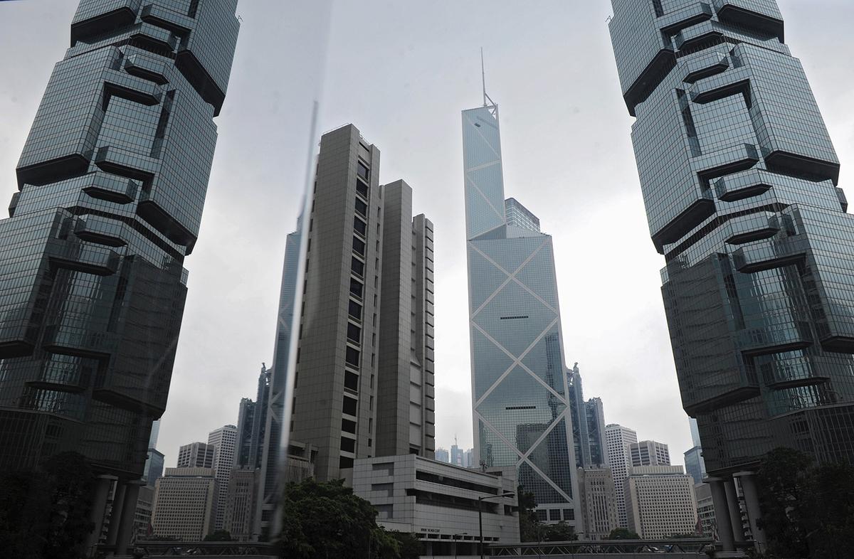 scenic views of modern Chinese architecture and urban landscapes