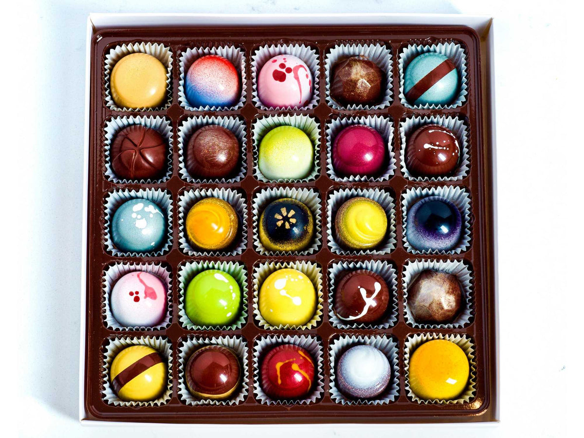 colorful chocolate artisan product