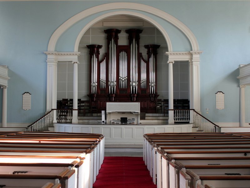 historic church building interior