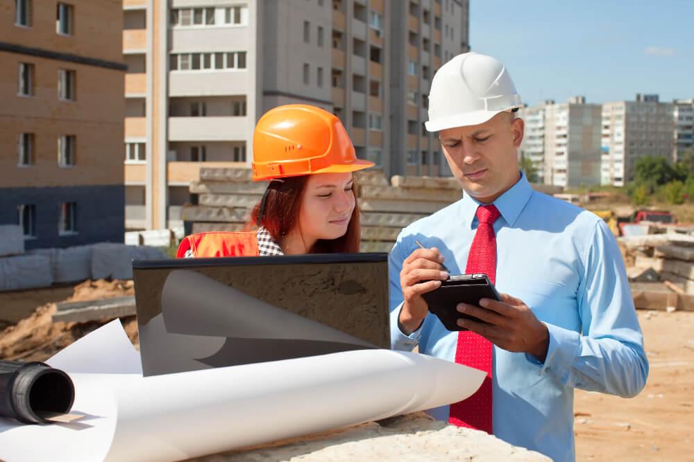 civil engineering construction site and urban infrastructure