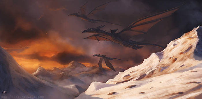 fantasy real world scenery dragon medieval warrior