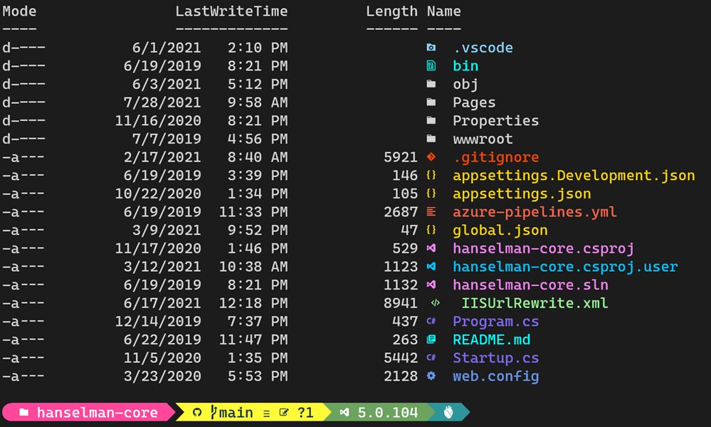 Customized PowerShell prompt in Windows Terminal
