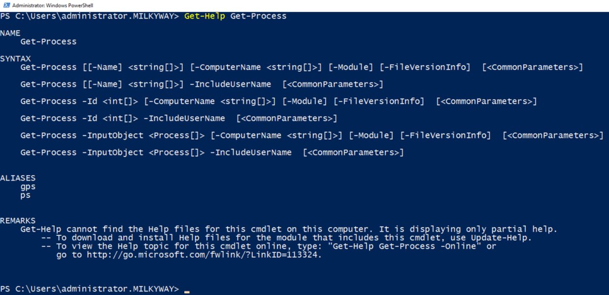 PowerShell Get-Process command example