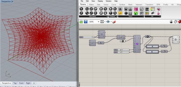 geometric points grid computer screen