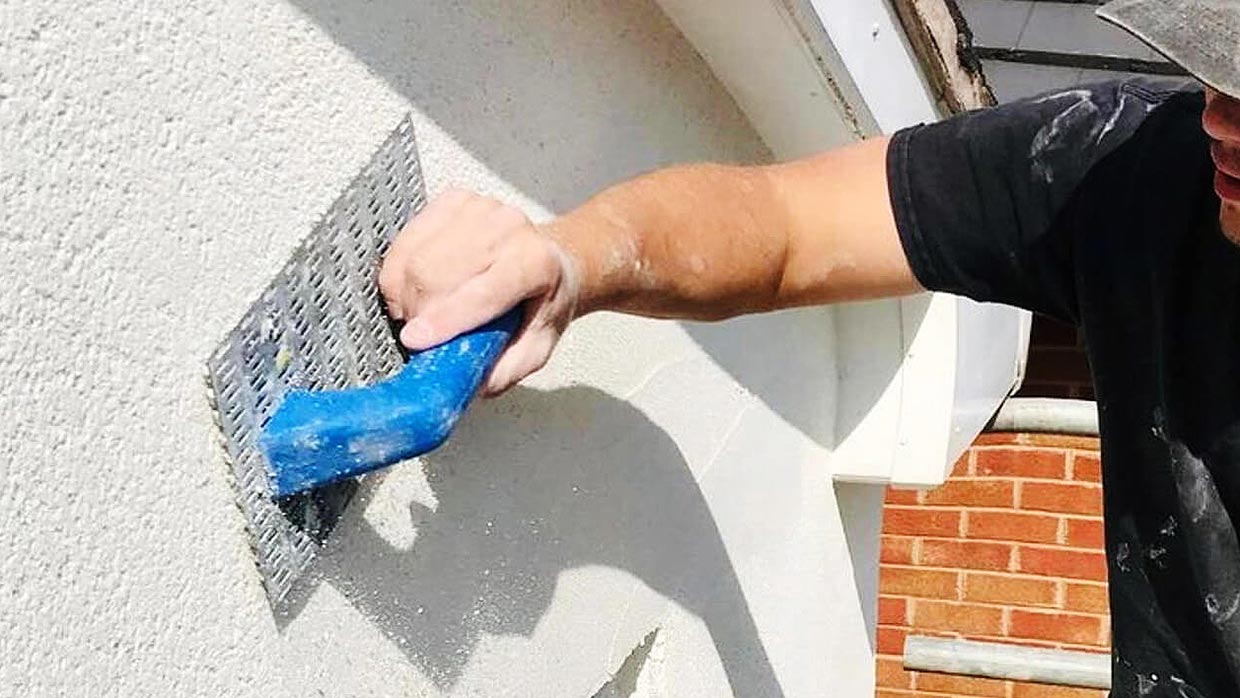 exterior building coatings process