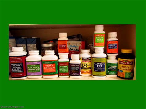supplements pills bottles