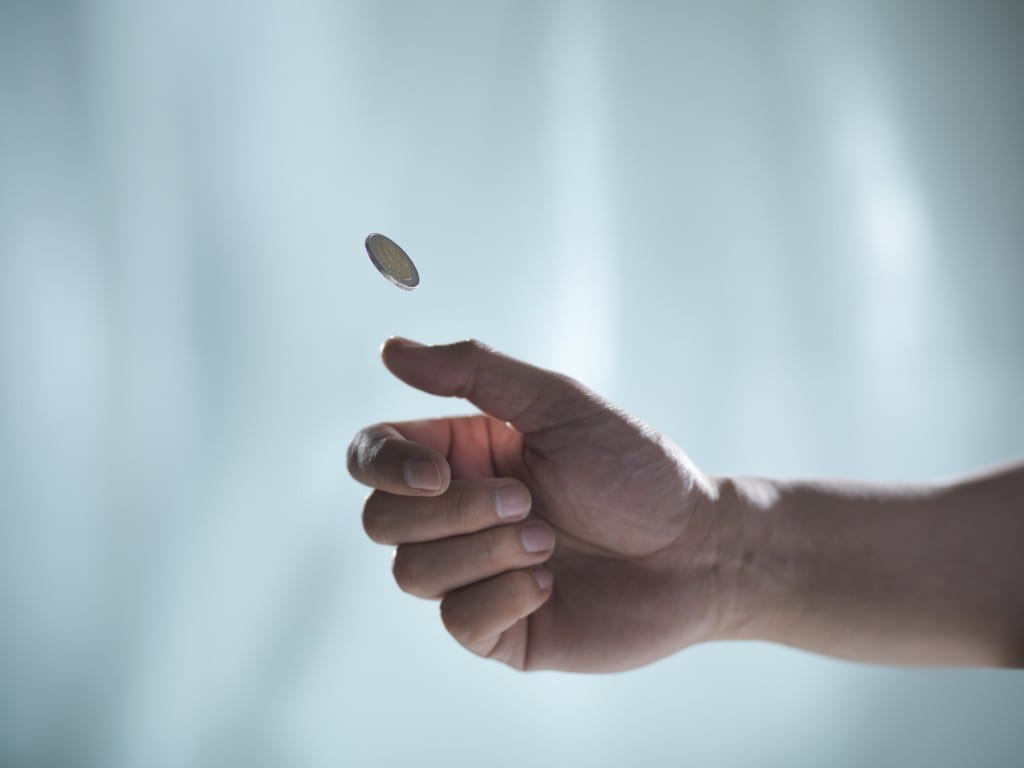 coin toss physical objects