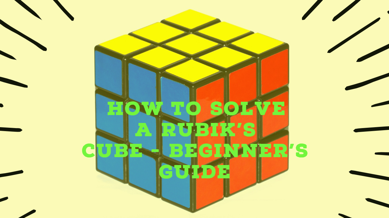 rubiks cube close up with algorithm charts