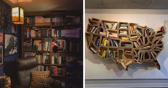 scenic bookshelf library interactive writing