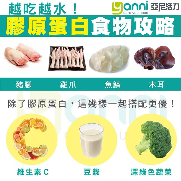 富含膠原蛋白的食物種類