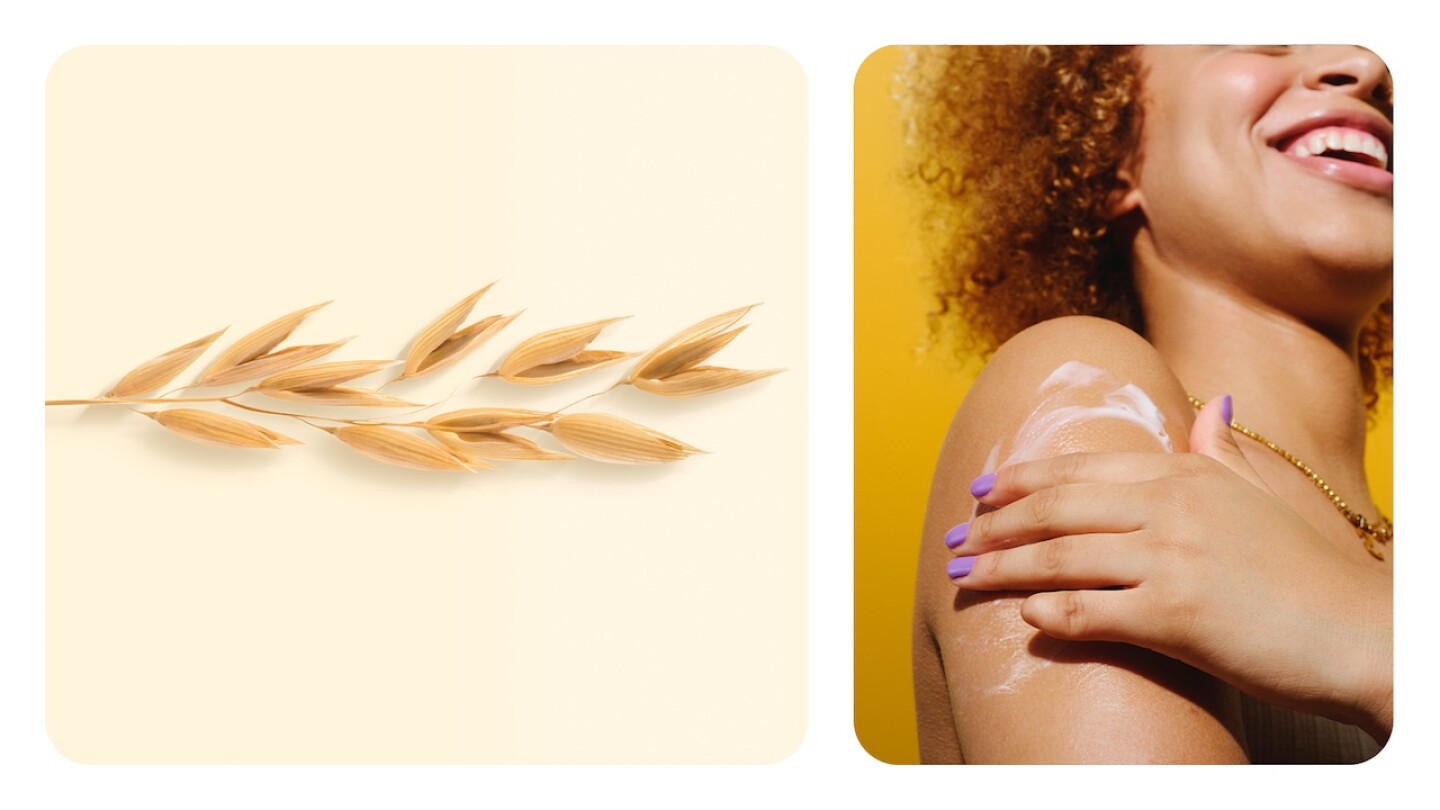 oatmeal texture and skin care