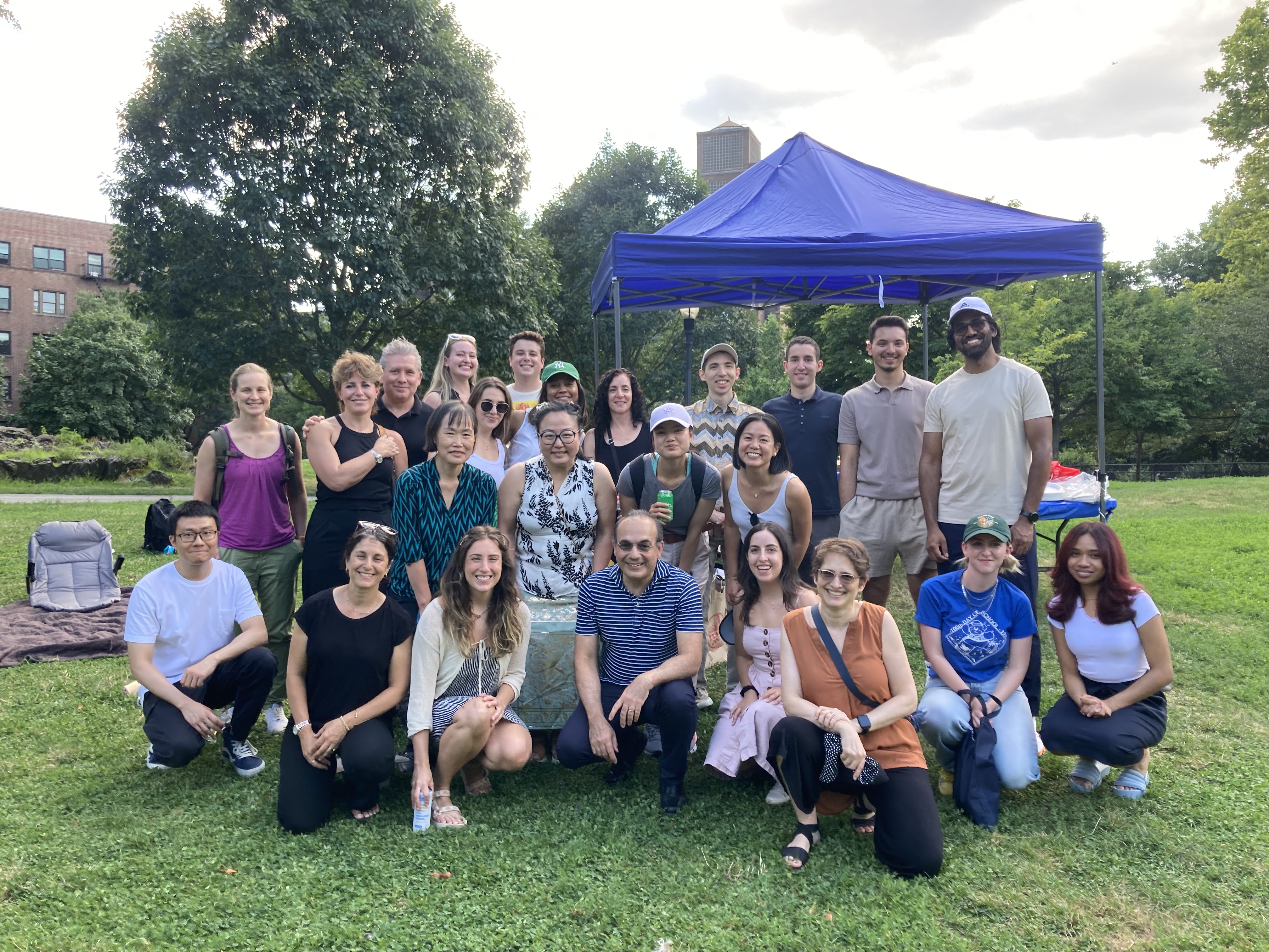 Colombian research laboratories and community meeting