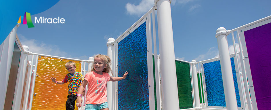 children playground vibrant colors