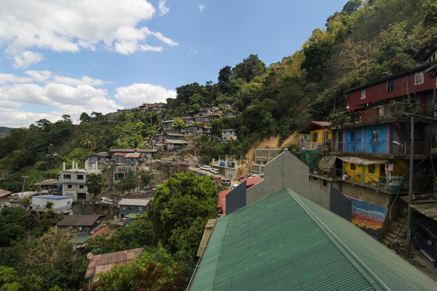 mountainous region with polling stations in the Philippines