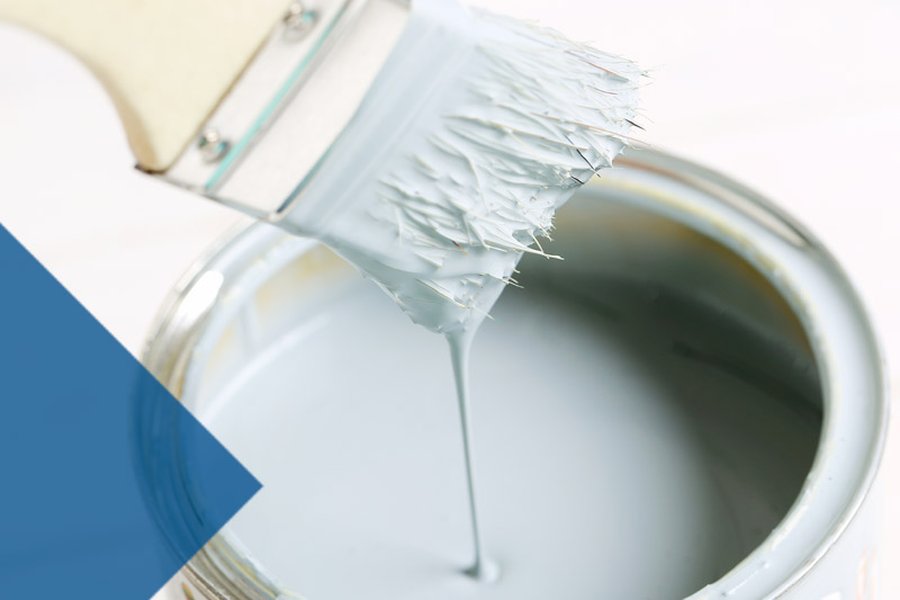 Illustration showing paint application and protection