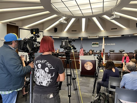 newsroom press conference