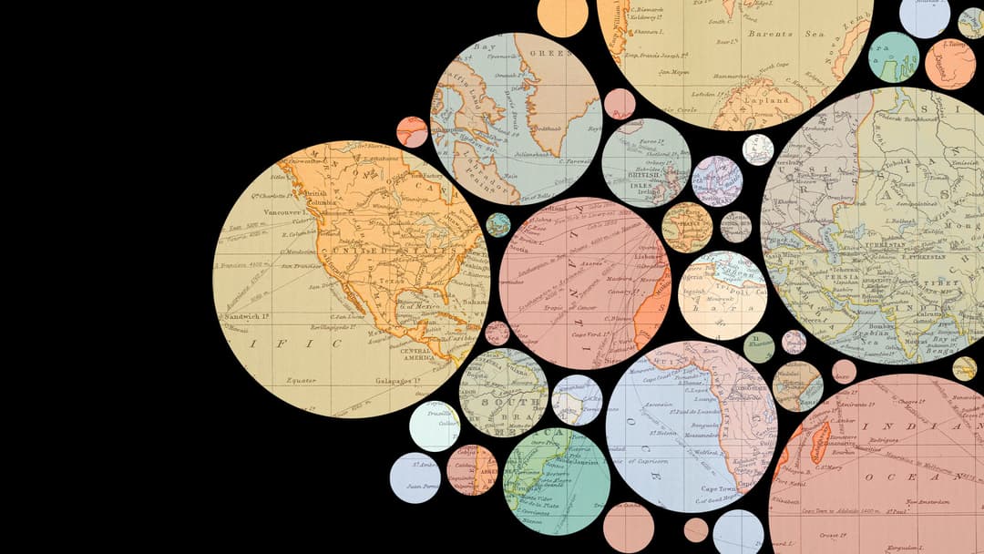 global business meeting, intercultural interaction, world map integration