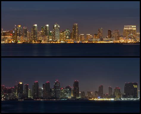San Diego Skyline Blackout Comparison - HIGH RES | September… | Flickr