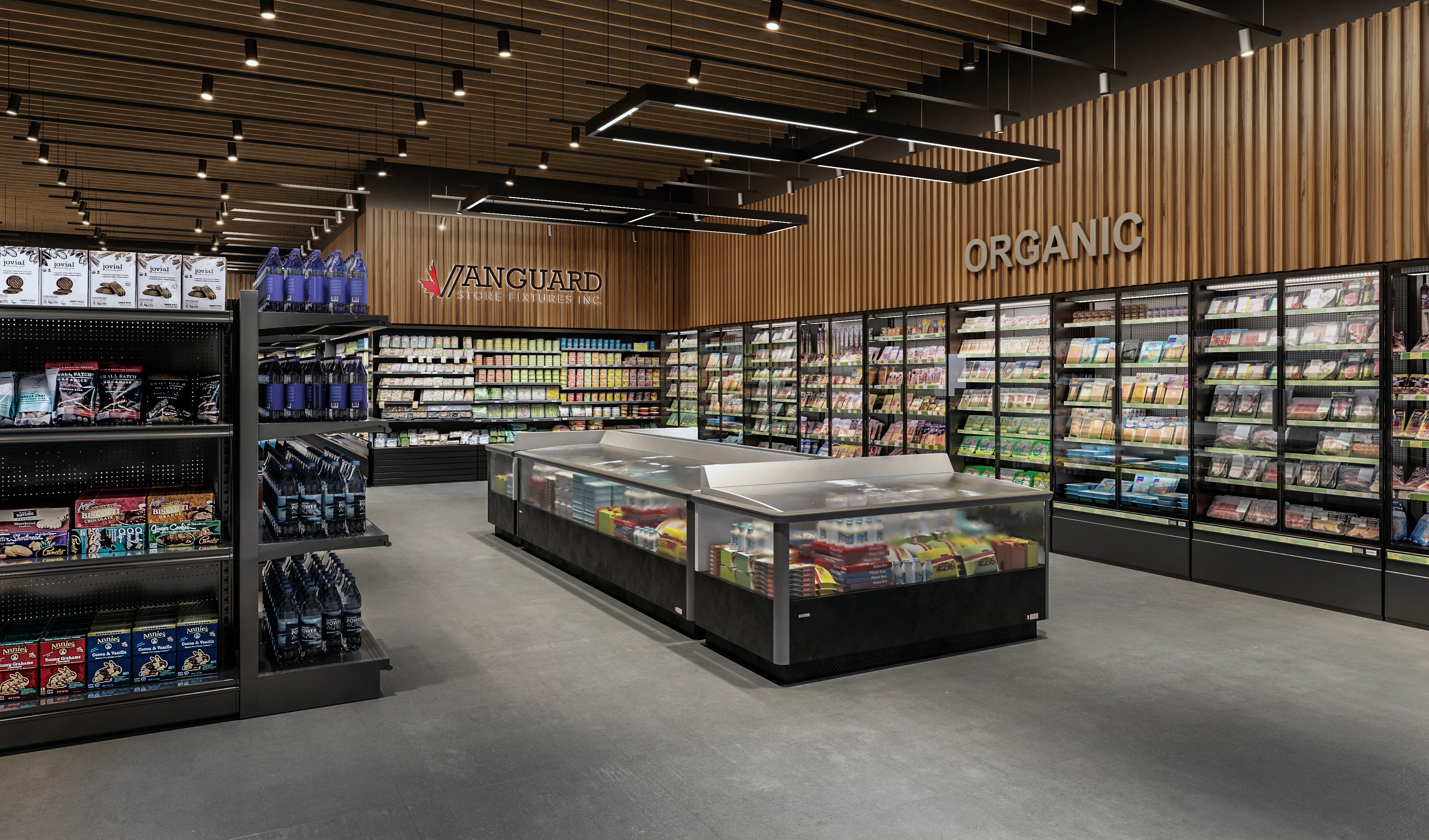 grocery store shelf modern design