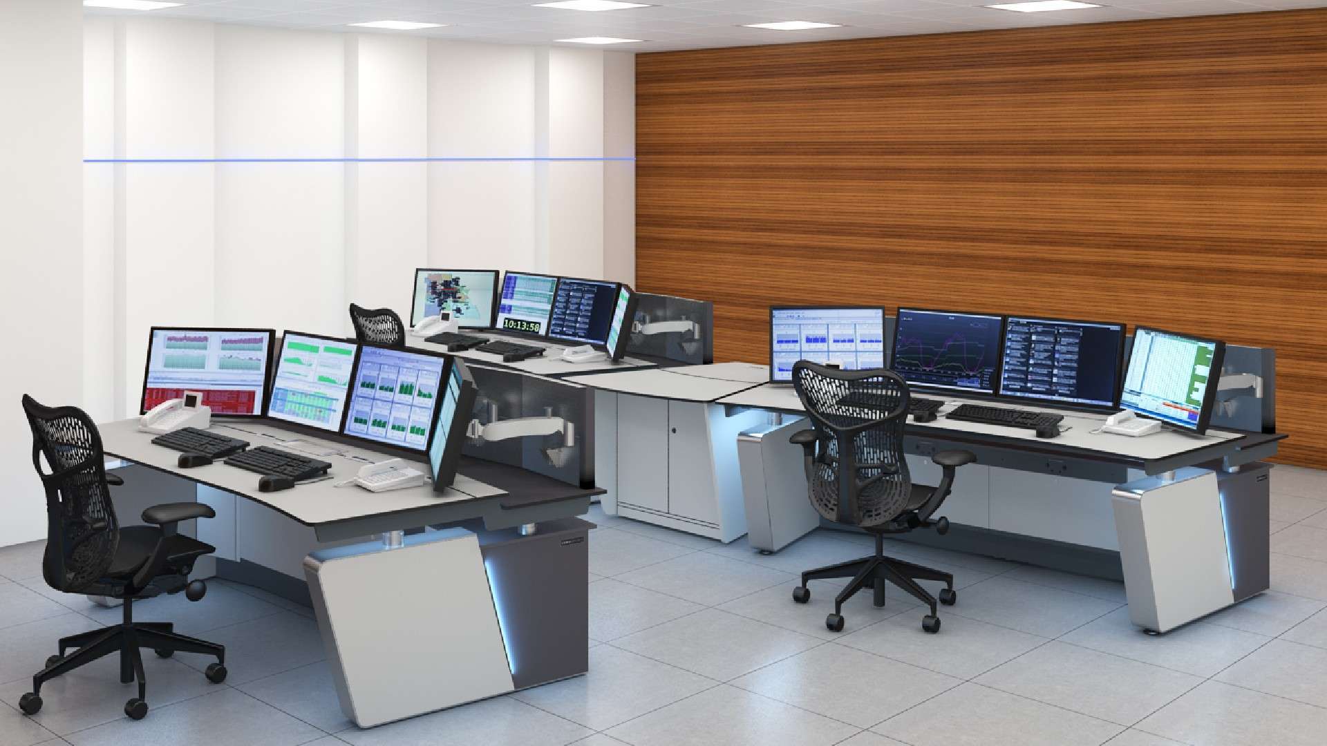 modern urban security control center