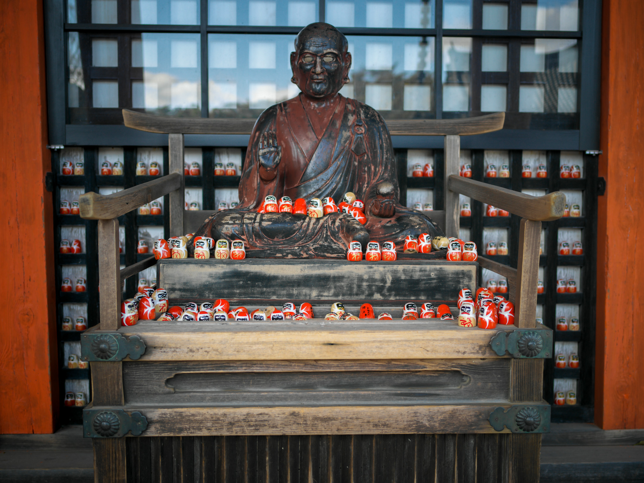 serene temple altar