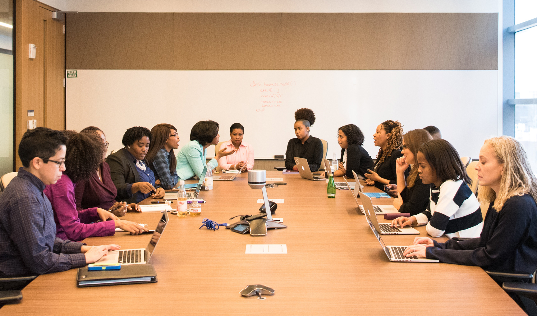 corporate diversity meeting boardroom