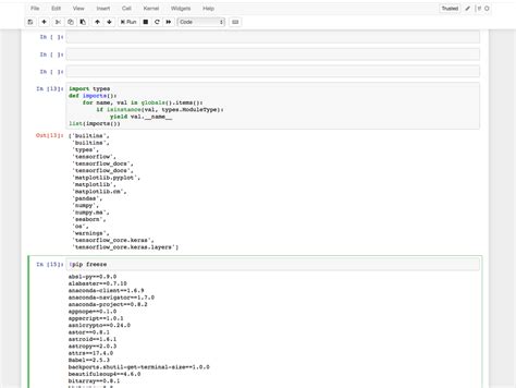 How to get a list of python modules (with version for each module) and ...