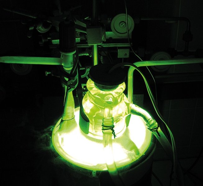 Molecular visualization of krypton compounds showing the electronic structure and bonding