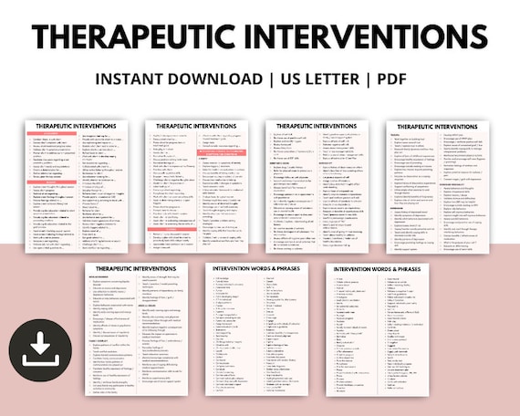 therapeutic interventions