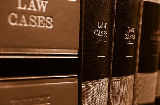 law books and legal scene