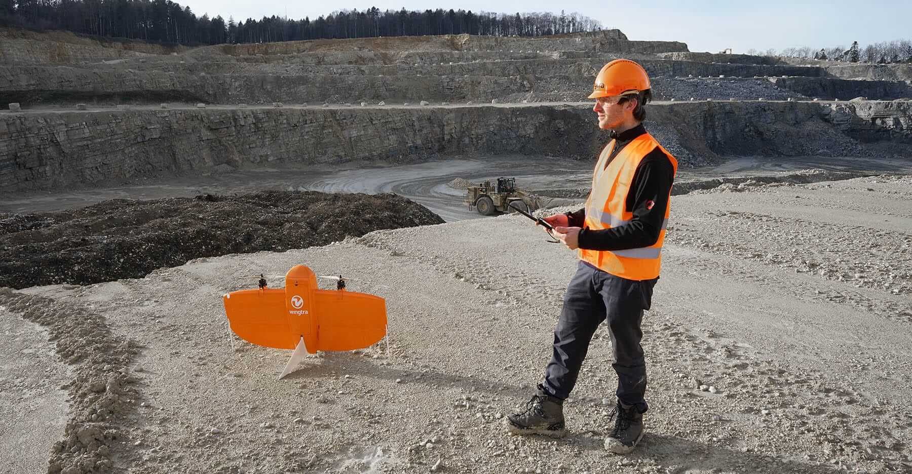 mining site drone survey