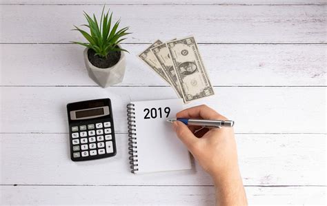 financial planning tools on desk
