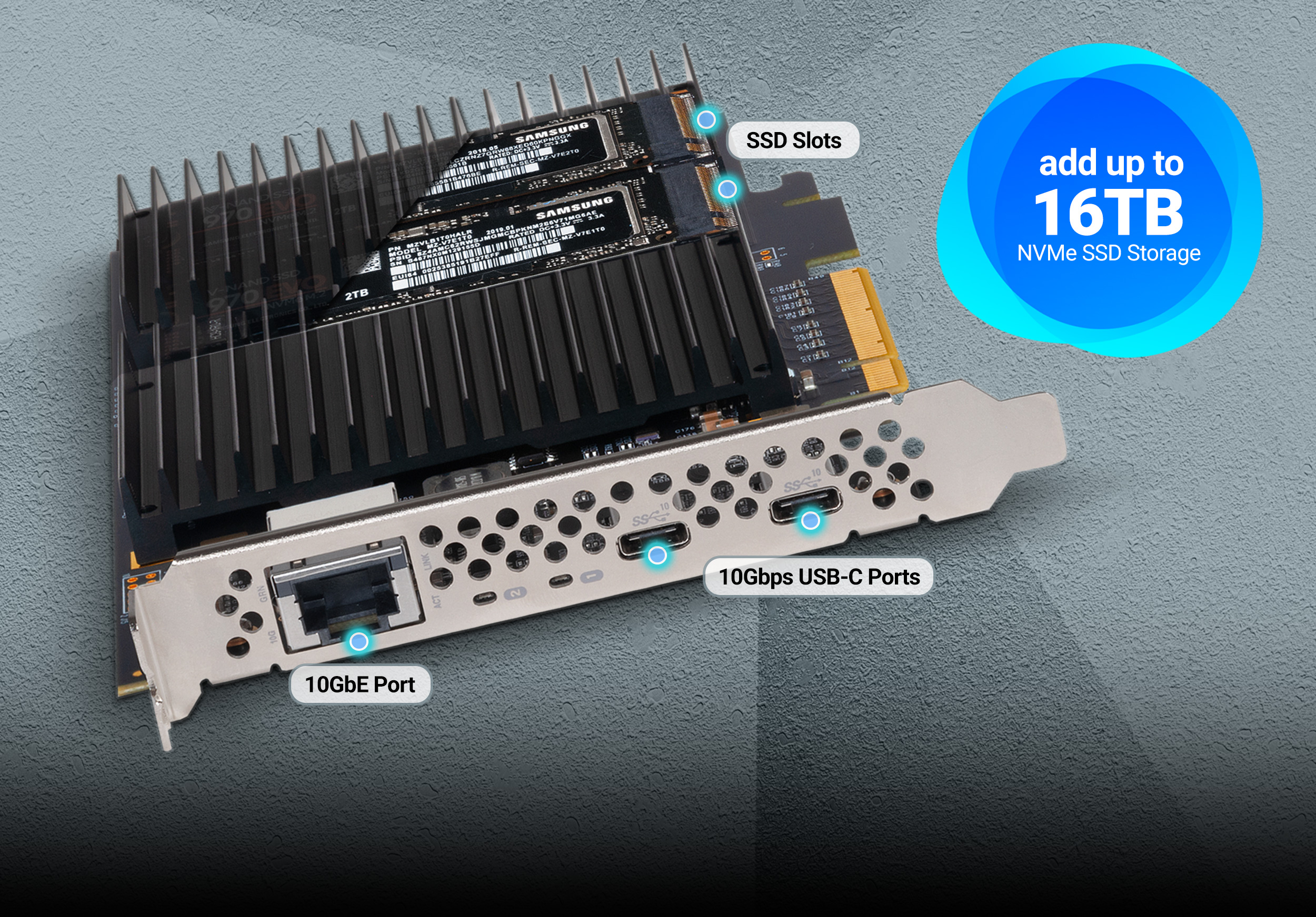 high speed pcie connection hardware