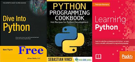 python programming books and laptop